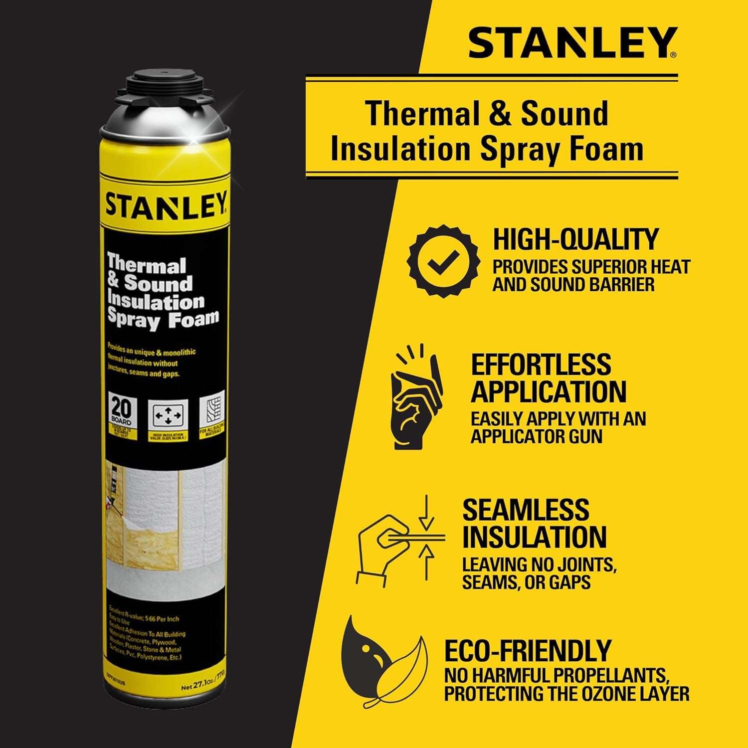 Stanley - Brandclub - STANLEY Supercoat Spray Foam
